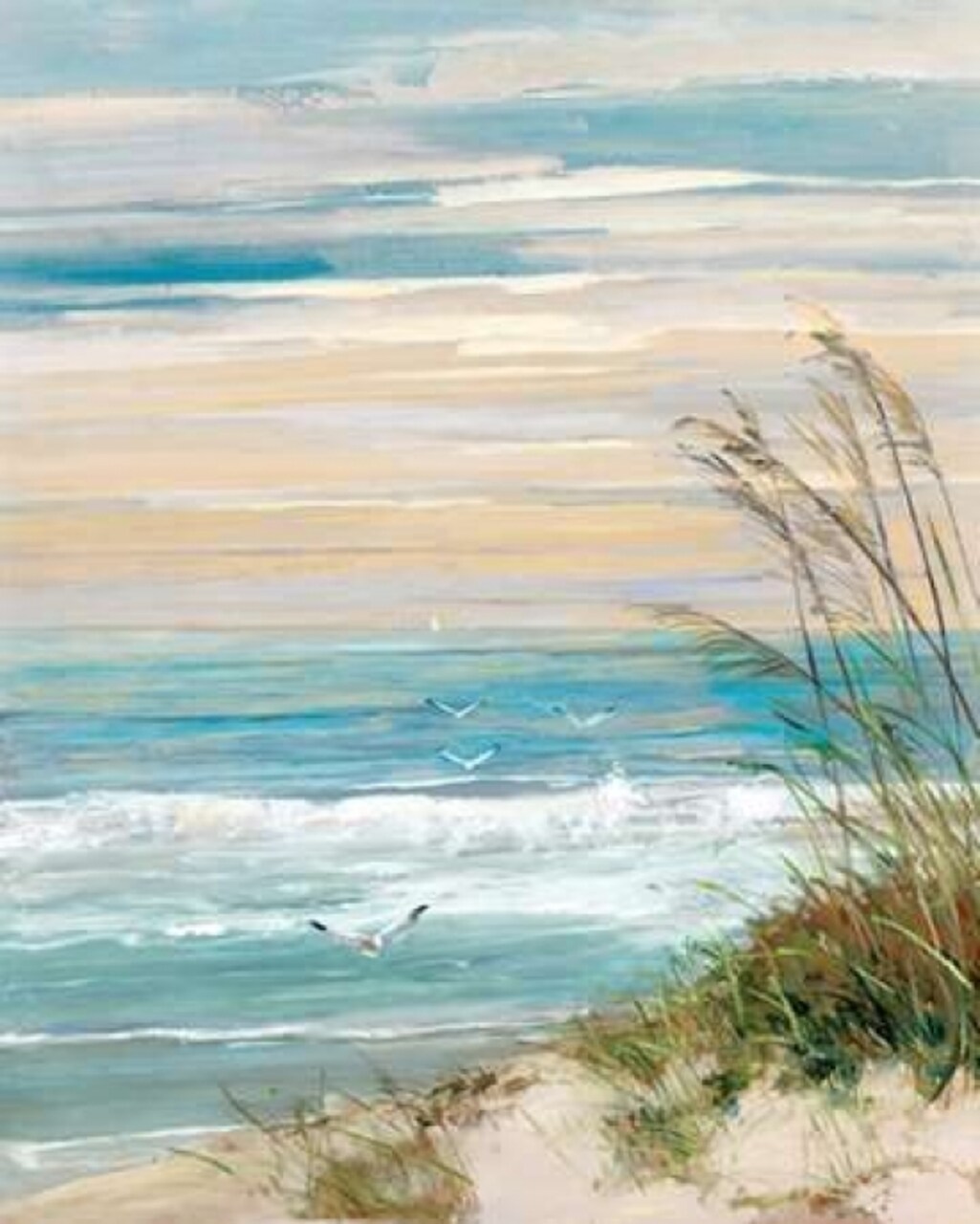Beach At Dusk Poster Print by Sally Swatland - Item # VARPDX17793